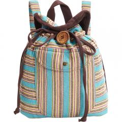 Stripe Backpack Handbag